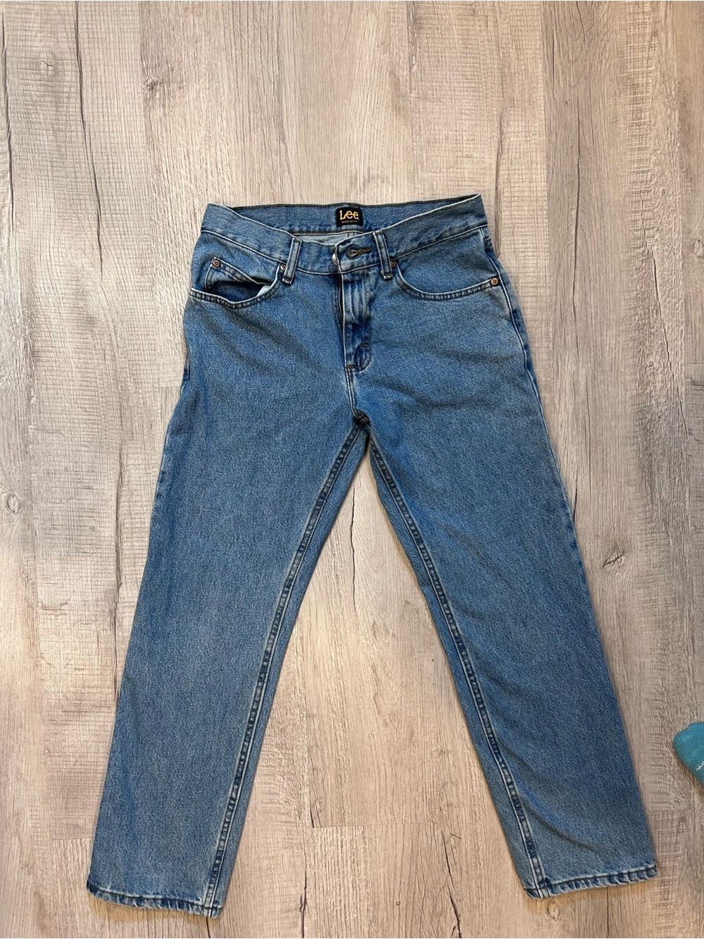Lee Light Blue Regular Fit Denim Jeans 29 X 30